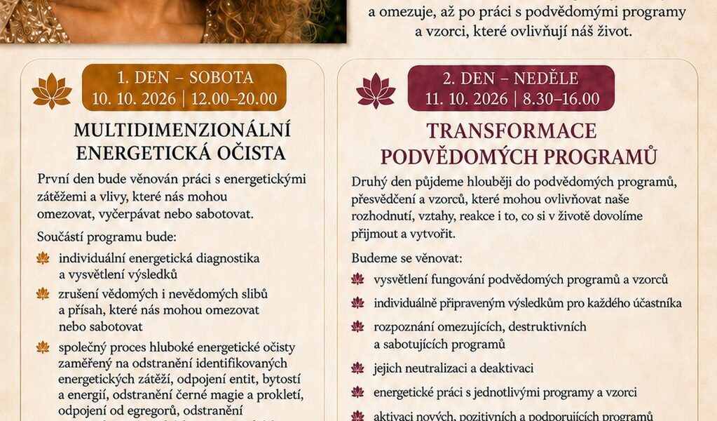 BRÁNA K SOBĚ-TRANSFORMAČNÍ SEMINÁŘ