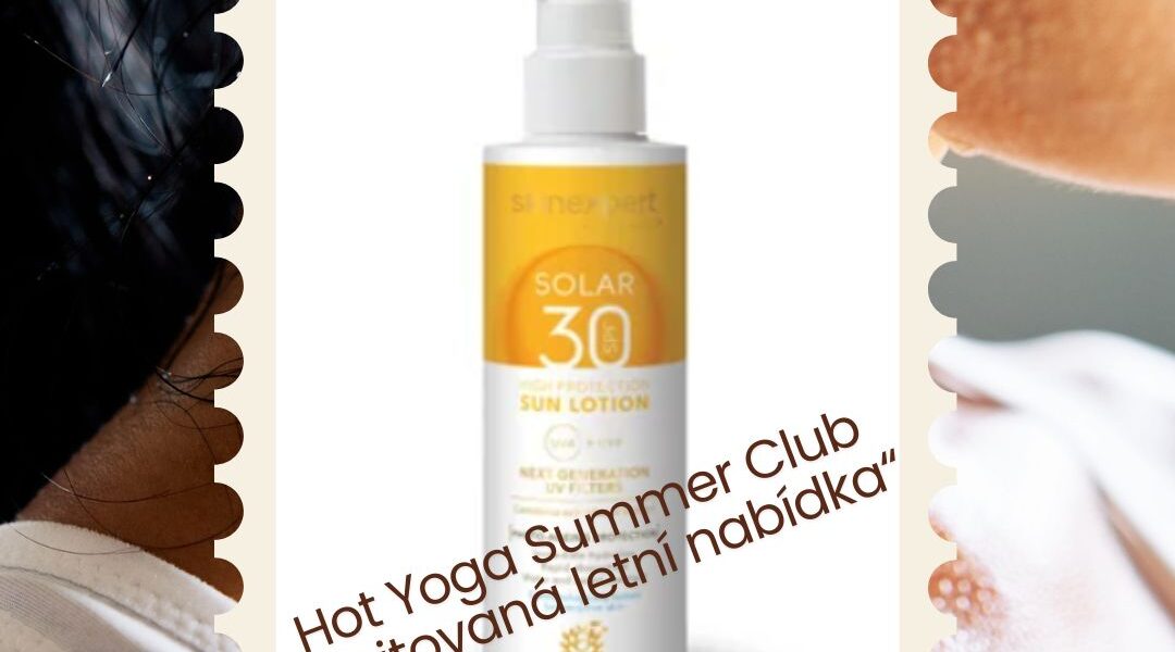 K měsíční permanentce na HOT YOGU získáte opalovací sprej zdarma.